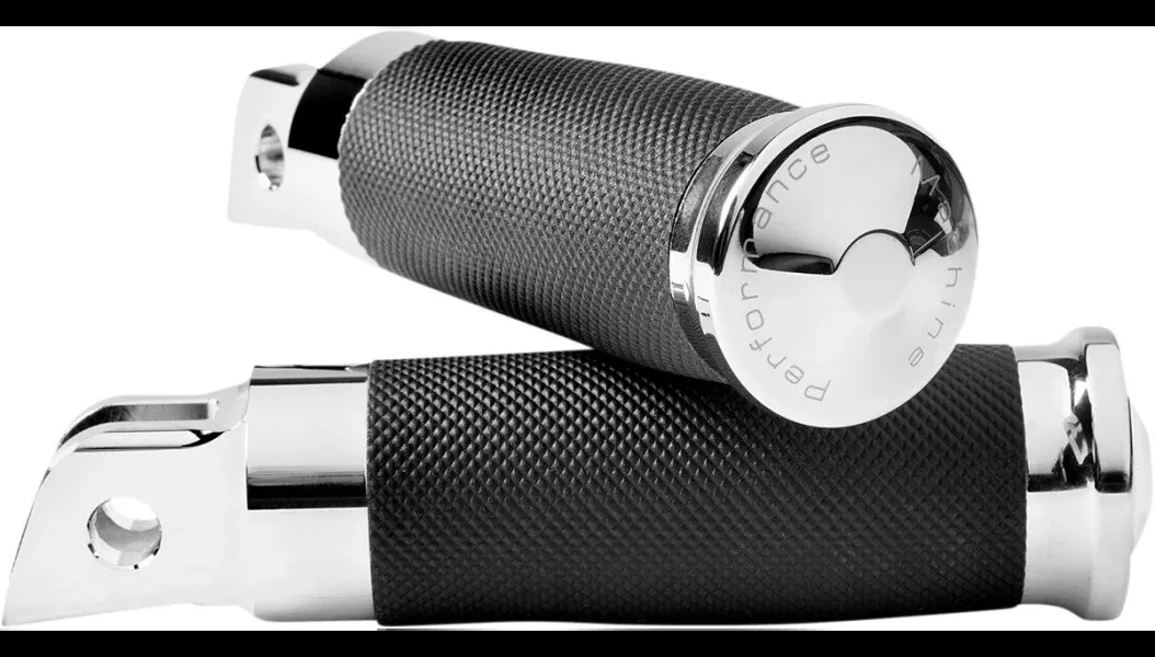 Performance Machine Contour Footpegs – M8 Softail/ELW Driver Footpegs – Chrome