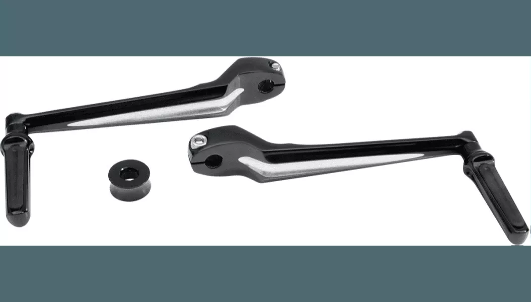 Performance Machine Contour Heel/Toe Shift Lever for '97-20 Harley Davidson FLT/FLHR/FLHR/FLTR - Contrast Cut