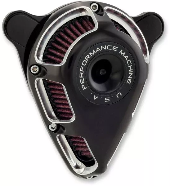 Performance Machine Jet Air Cleaner Contrast Cut Harley Milwaukee Eight 17-Up