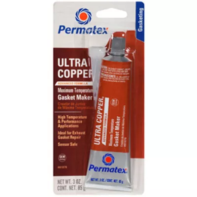 Permatex Ultra Copper Maximum Temperature RTV Silicone Gasket Maker