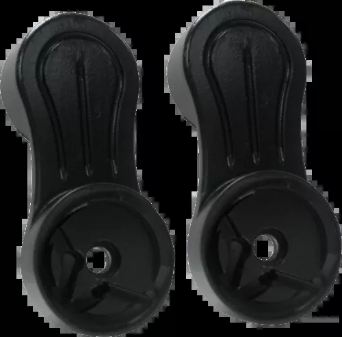 Pingel Black Fairing Mirror Drop Brackets for 2014-2025 Harley Touring Bagger