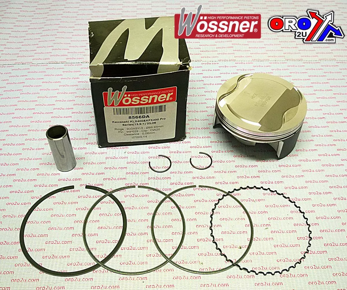 PISTON 03-08 KLX KFX 400 HC 90, WOSSNER WOSSNER KIT 8566DA