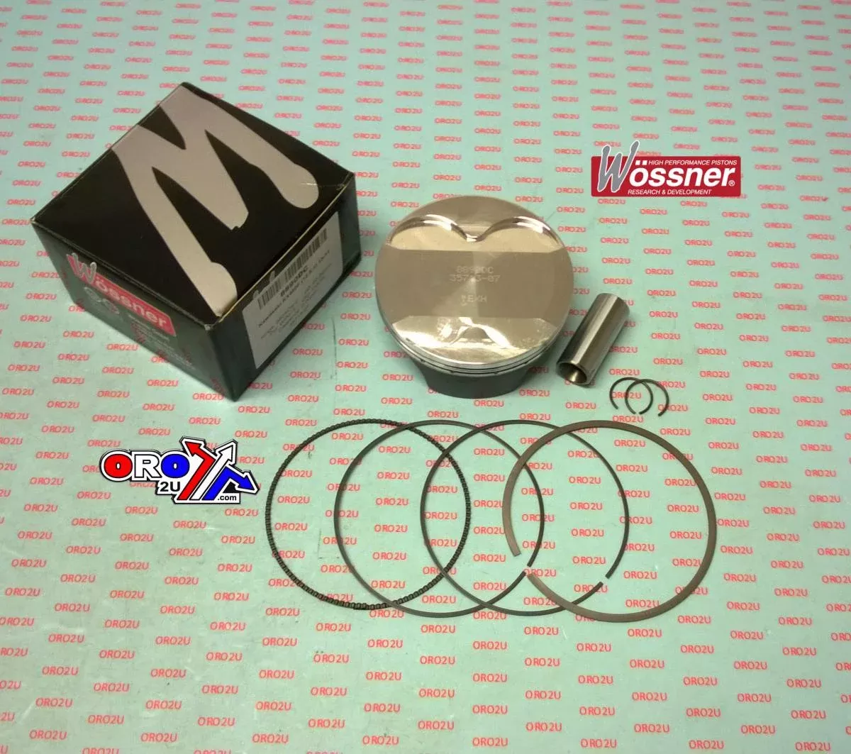 PISTON KIT 00-02 YZF426 98.00, FORGED WOSSNER 8525D300