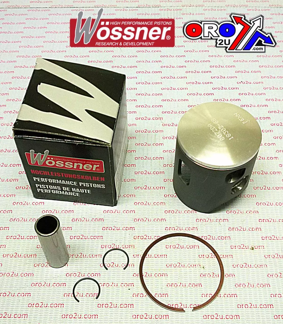 PISTON KIT 02-04 YZ125 56.00, WOSSNER 8072D200 YAMAHA MX