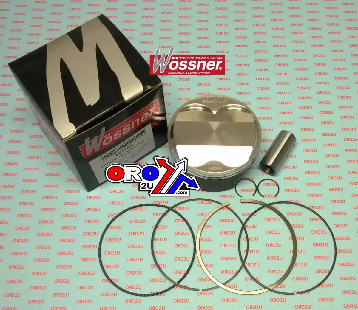 PISTON KIT 02-06 KTM450 HC 95, FORGED WOSSNER 8571DA 59430007000