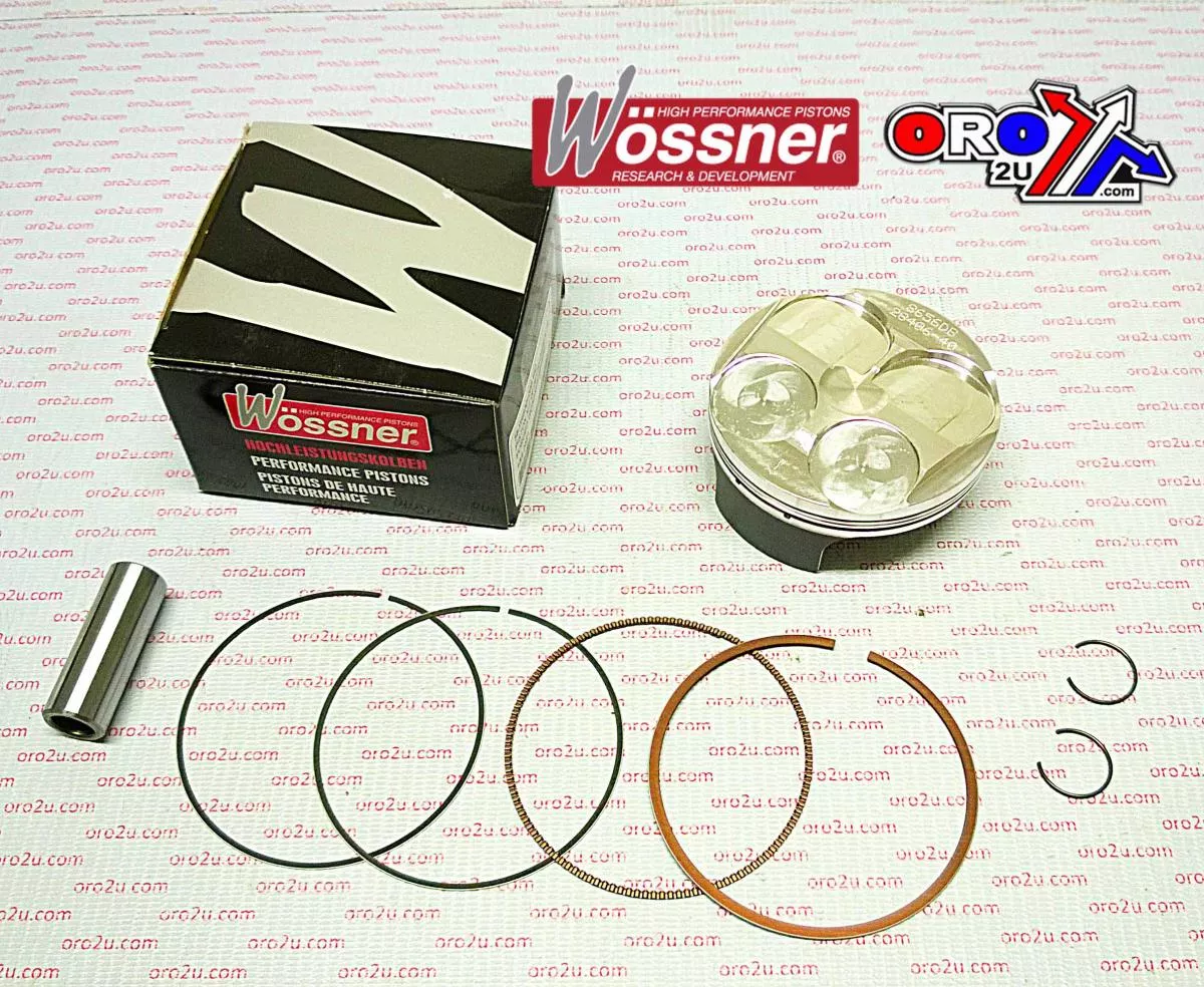 PISTON KIT 06-09 CRF250R X 78, FORGED WOSSNER 8656DA, 13101-KRN-850