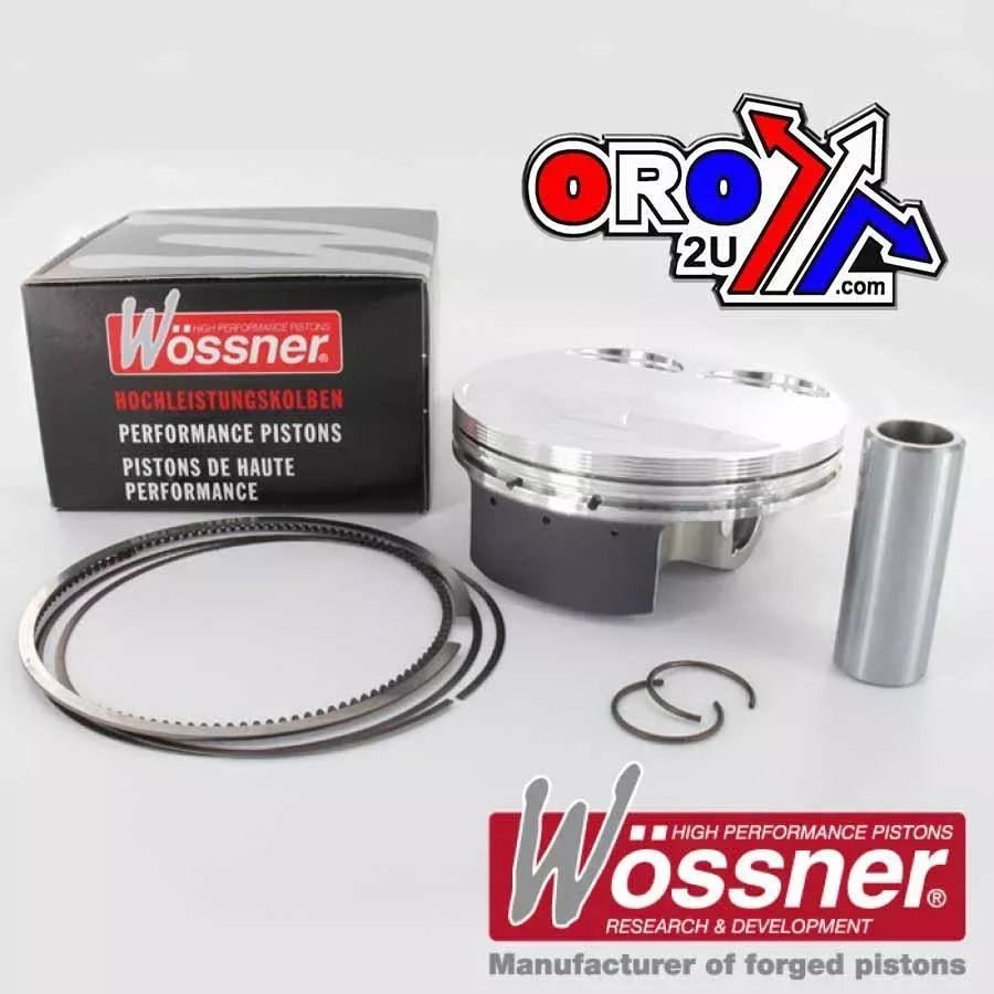 PISTON KIT 11-12 TM250F FI 77, FORGED WOSSNER 8839DC