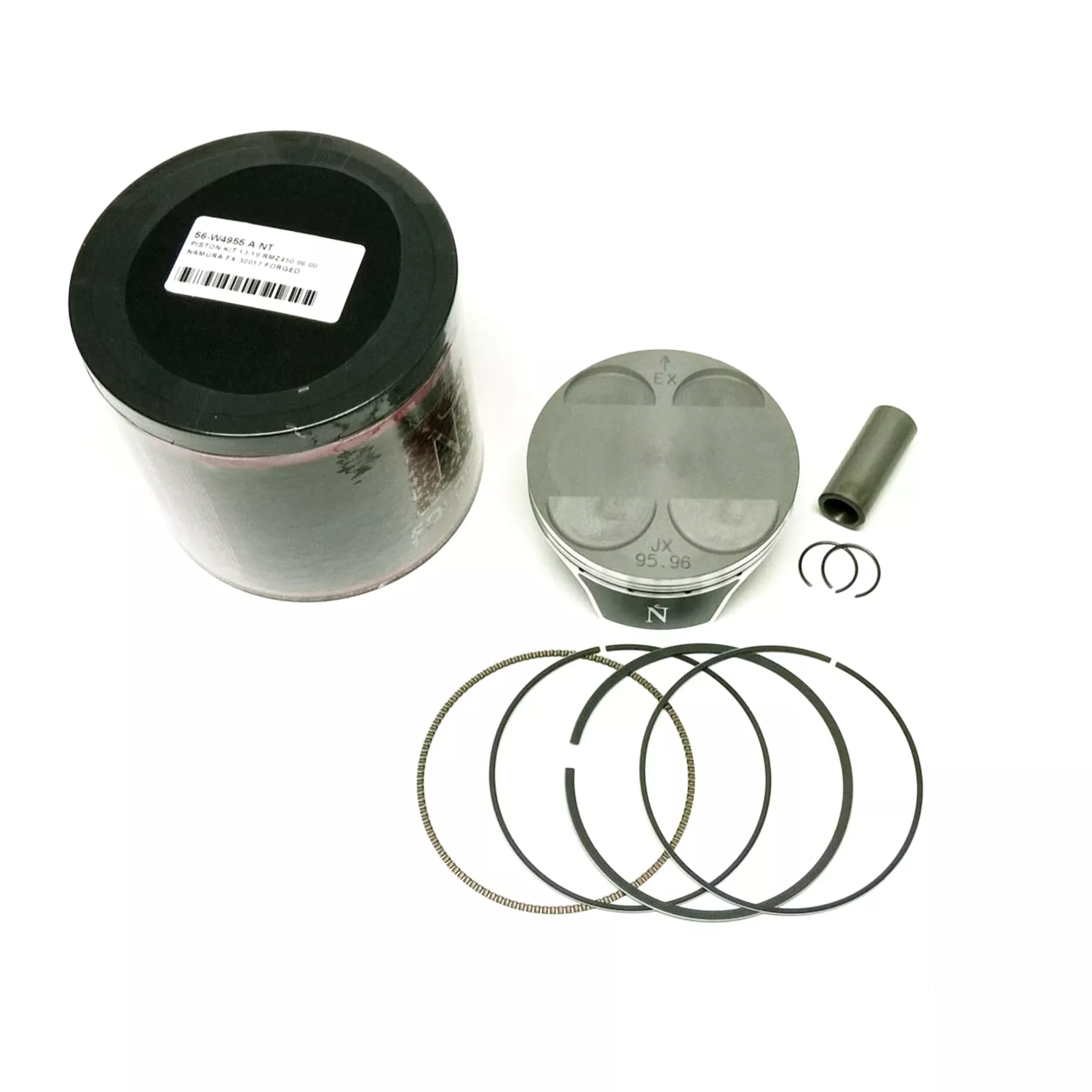 PISTON KIT 13-24 RMZ450 96.00, NAMURA FX-30017 FORGED