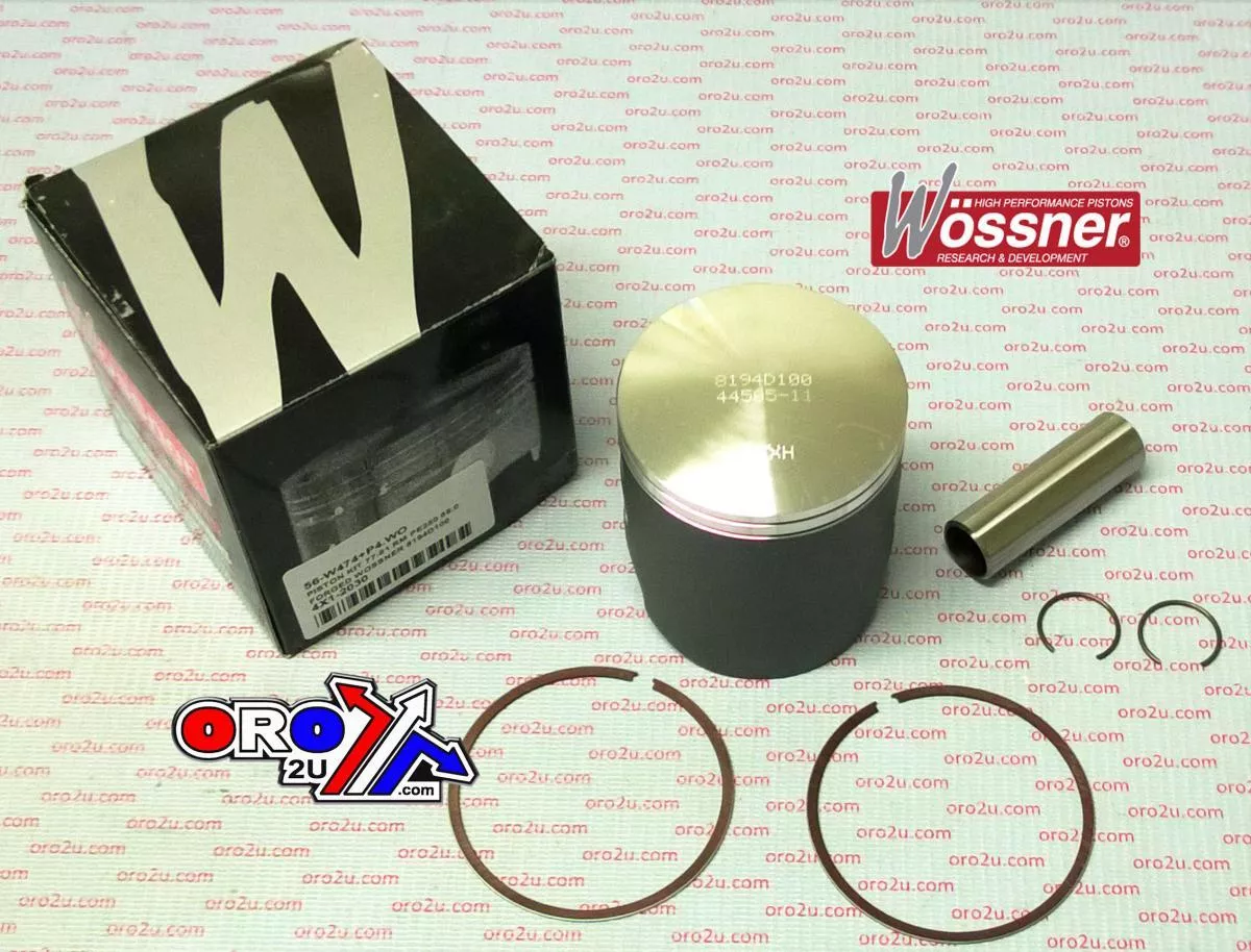 PISTON KIT 77-81 RM PE250 68.5, FORGED WOSSNER 8194D150