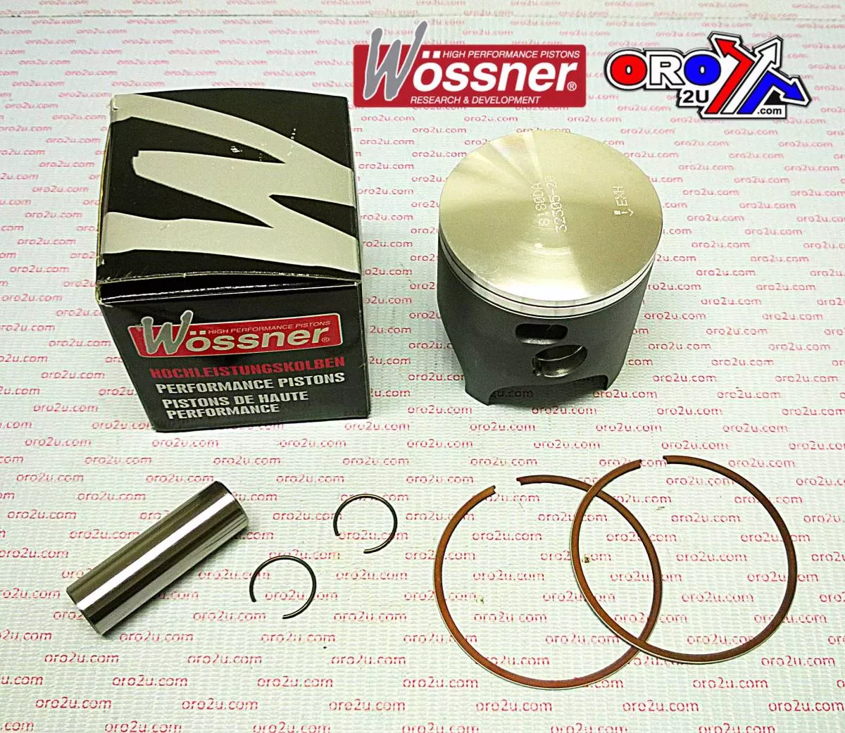 PISTON KIT 80-82 YZ250 70.00, FORGED WOSSNER 8180DA