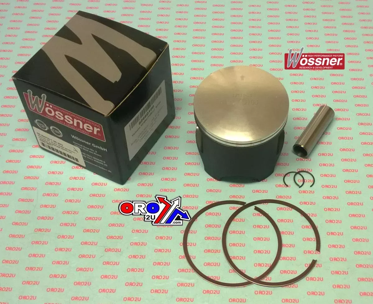 PISTON KIT 82-84 YZ490 89.00mm, FORGED WOSSNER 8266D200