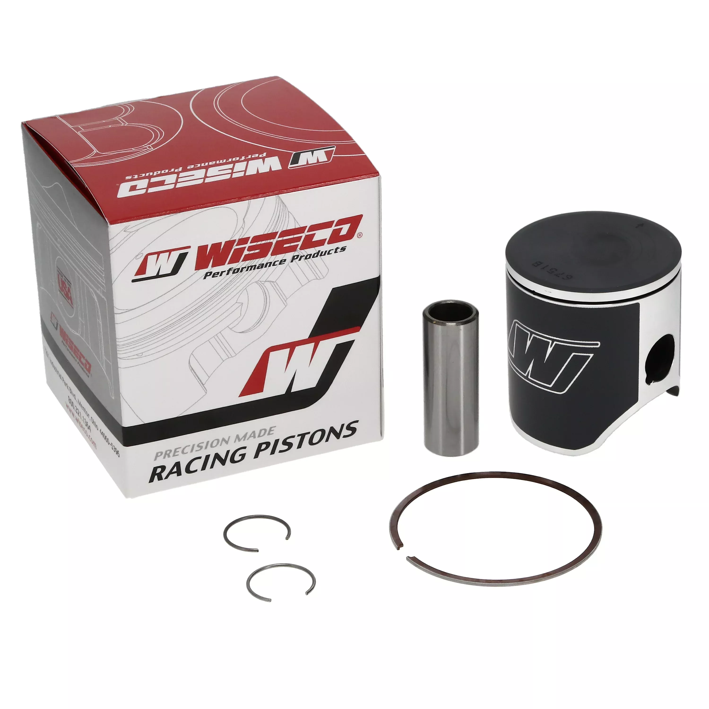 PISTON KIT 86-02 CR80 47.00, WISECO 798M04700 GP Style
