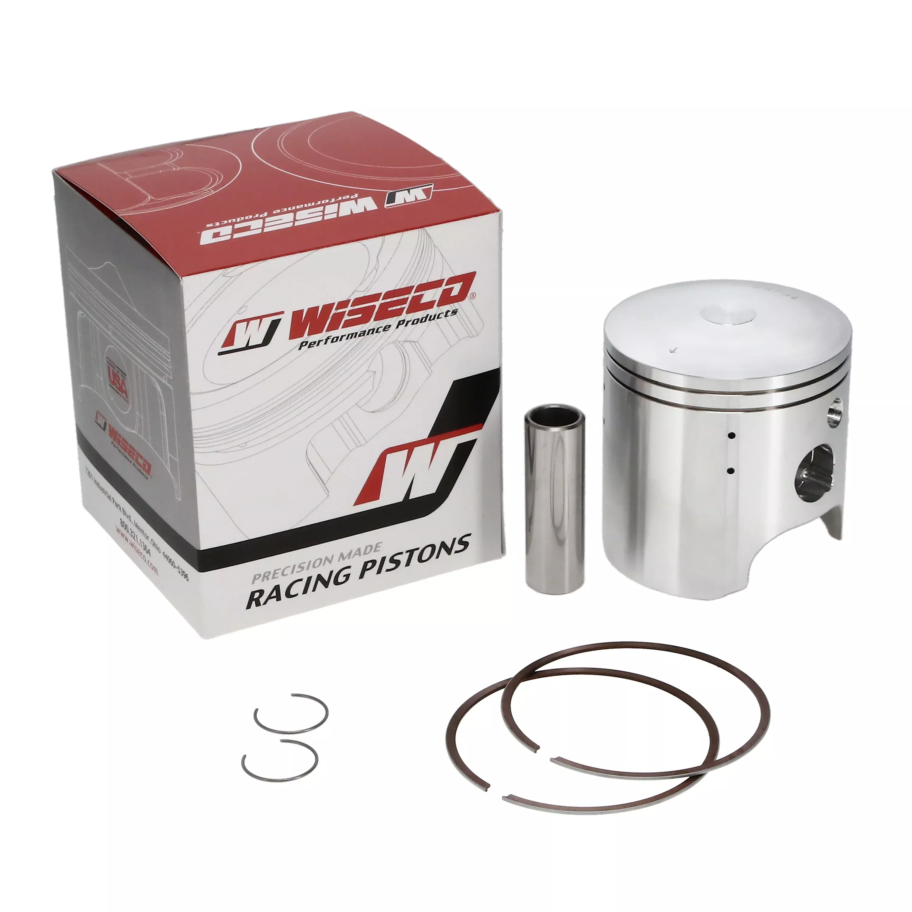 PISTON KIT 86-04 KDX200 67.00, WISECO 711M06700 Pro-Lite