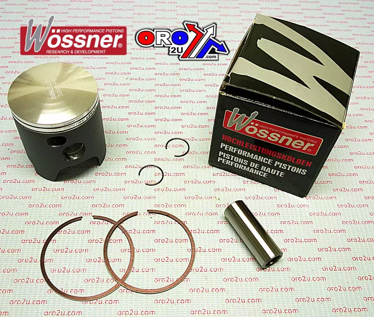 PISTON KIT 88-08 DTR125 58.00, FORGED WOSSNER 8002D200