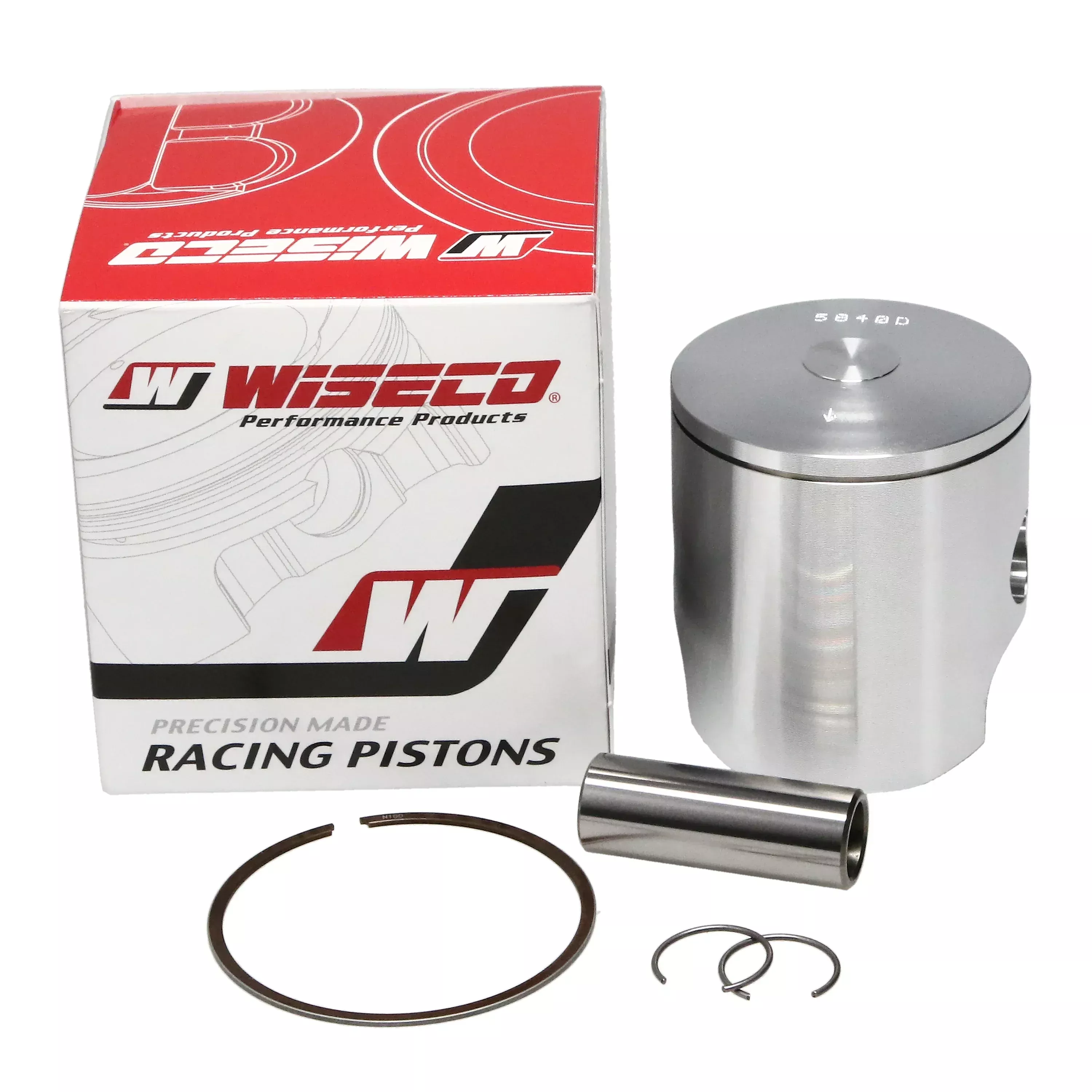 PISTON KIT 88-89 CR125 55.00, WISECO 564M05500 Pro-Lite