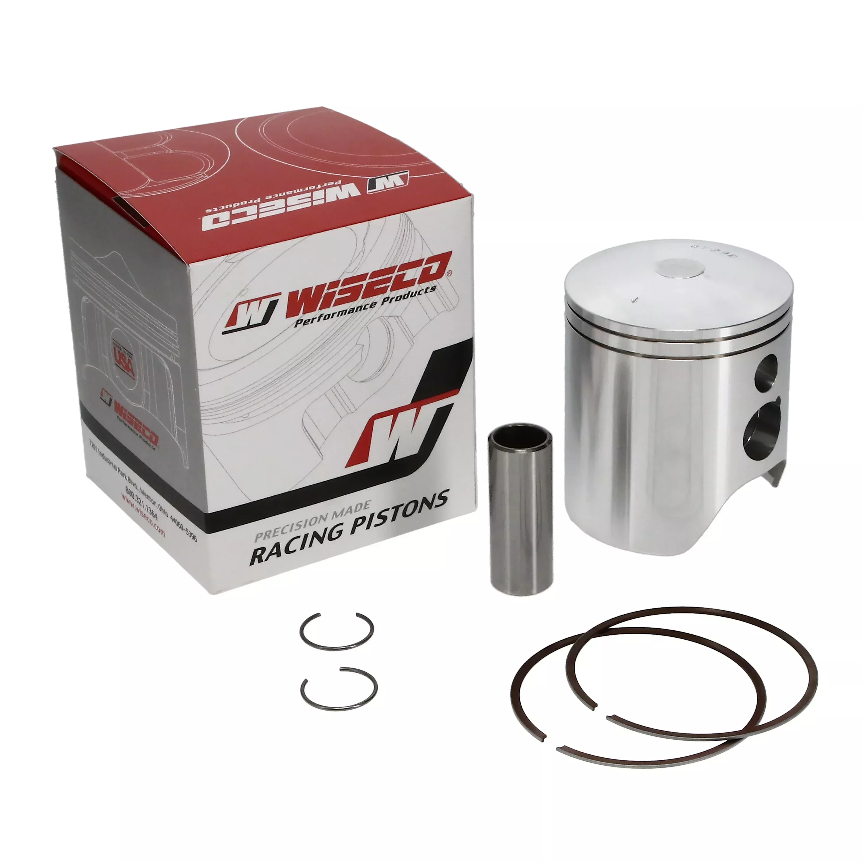 PISTON KIT 89-95 RM250 67.50, WISECO 642M06750 RMX250 89-98