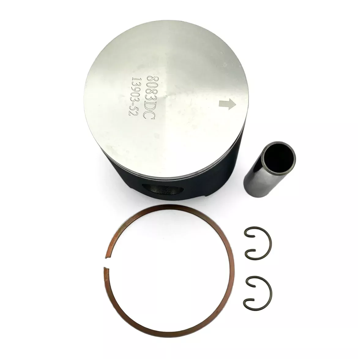 PISTON KIT 96-97 KTM360 78.00, WOSSNER 8083DC FORGED