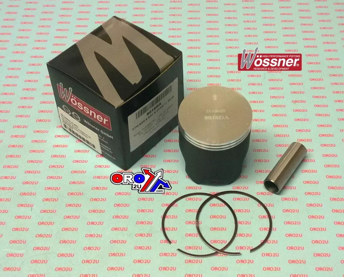PISTON KIT 96-99 KTM250 67.50, WOSSNER 8016DA FORGED