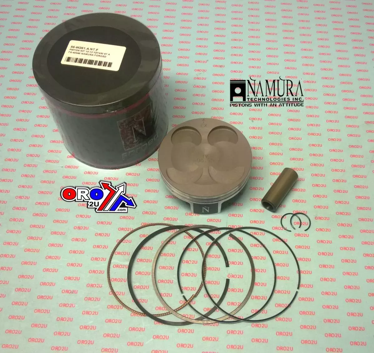 PISTON KIT 97mm FORGED 2010-2013 YAMAHA YZF450 A NAMURA FX-40046
