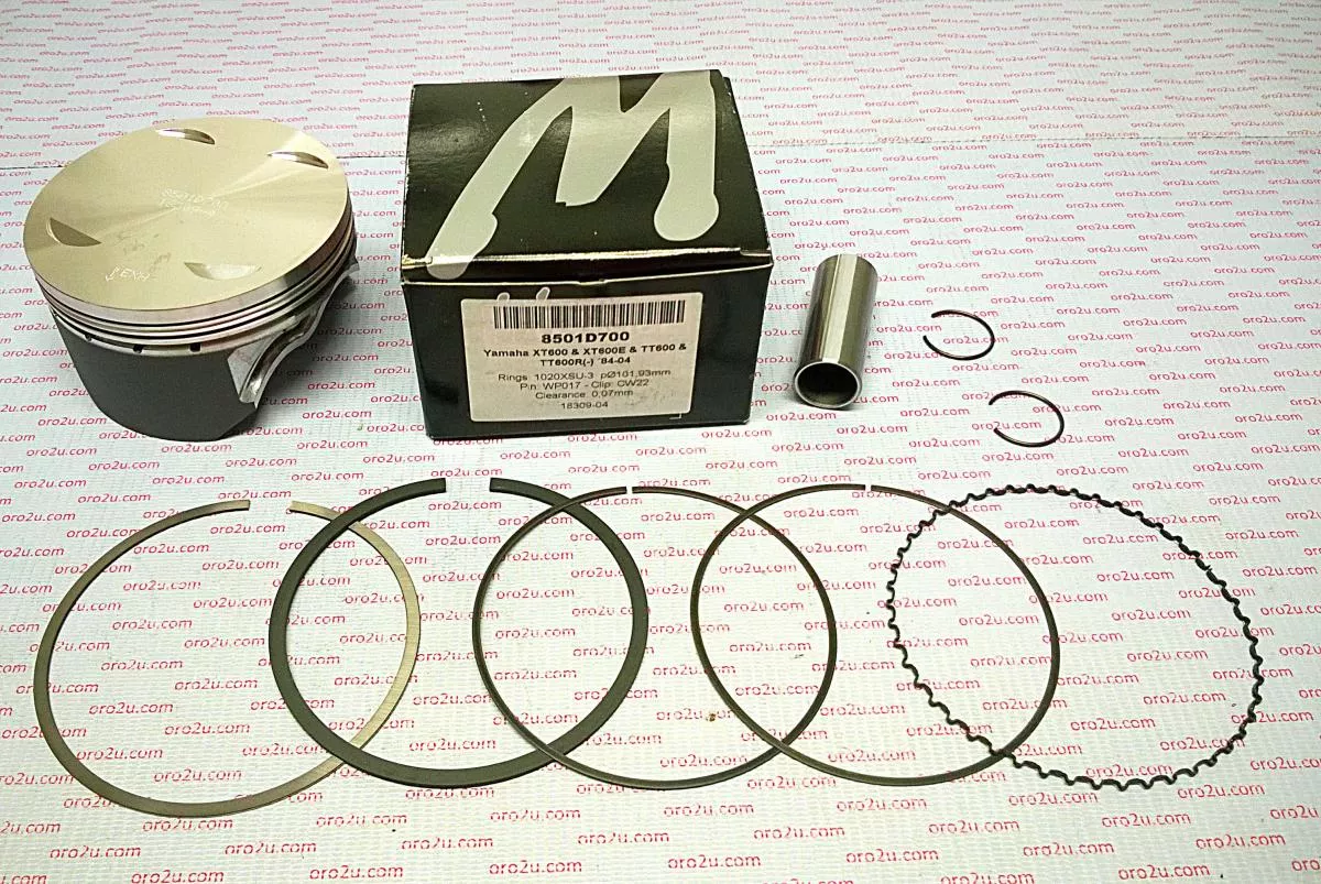 PISTON KIT 98-01 YFM600 100.00, FORGED WOSSNER 8501D500