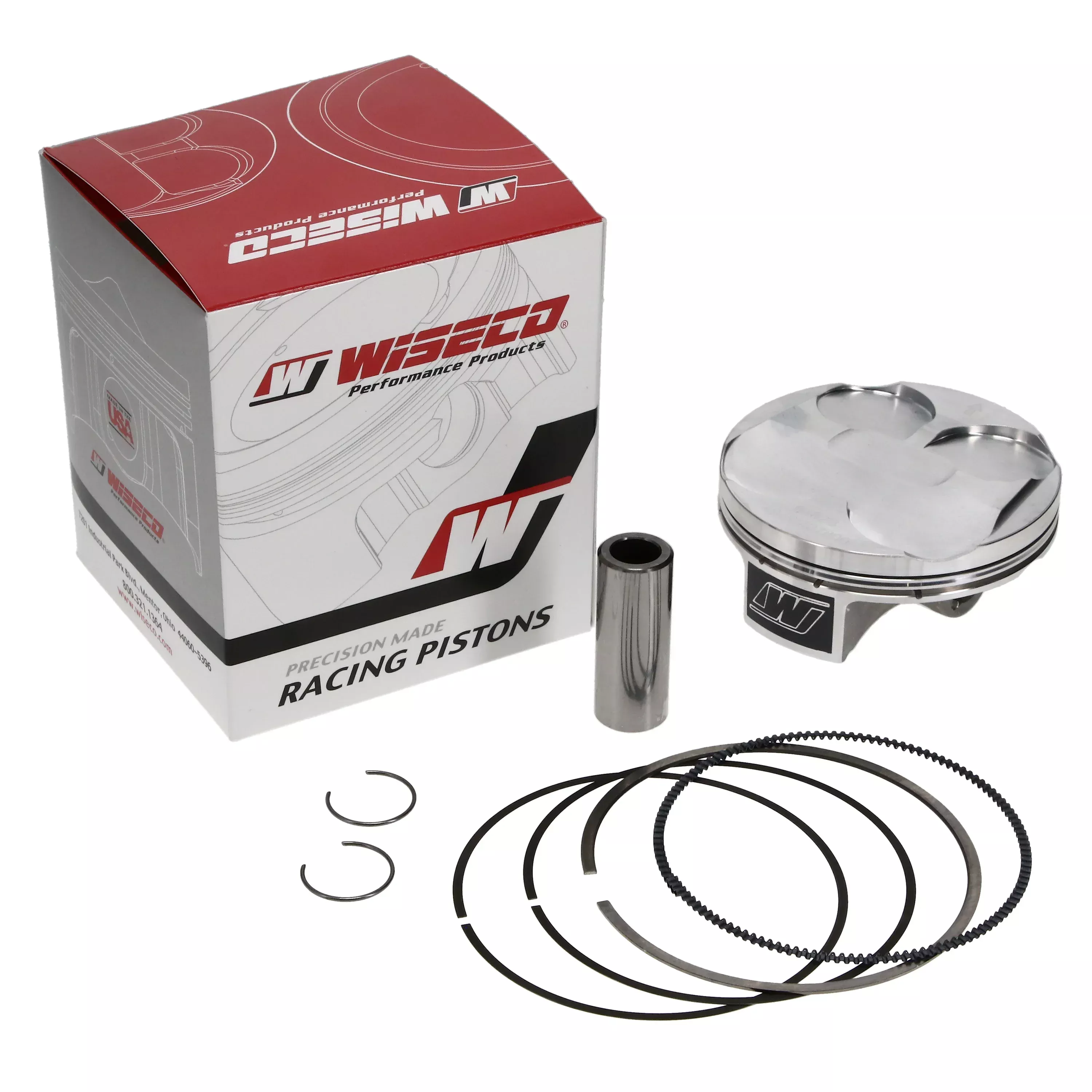 PISTON KIT B 08-09 CRF250R 78mm, WISECO 4949M07800B HONDA MX