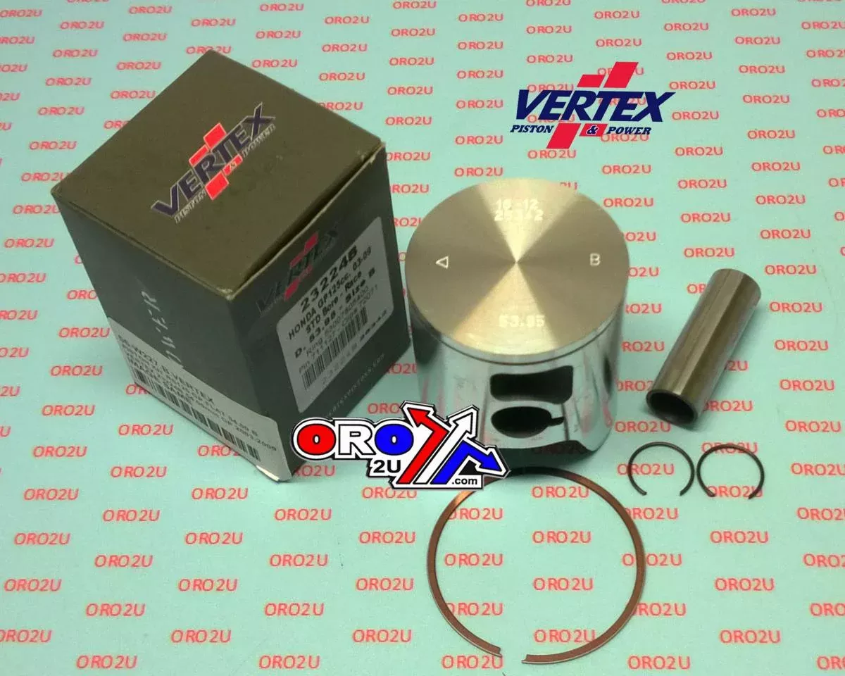 PISTON KIT GP FLAT 54.00 C RS125 03-09, VERTEX 23224C GP HONDA