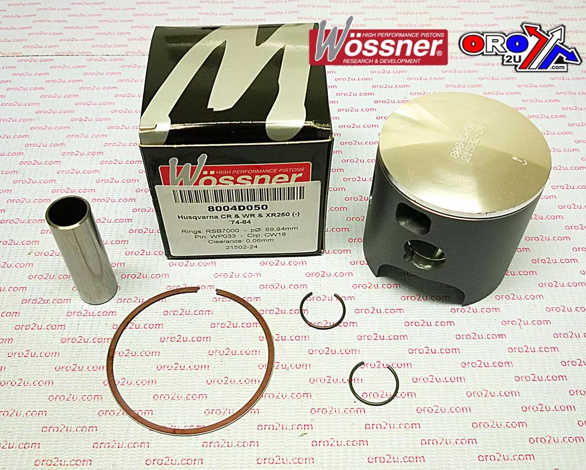 PISTON KIT HSQ 250 74-84 71.50, WOSSNER 8004D200 HUSQVARNA