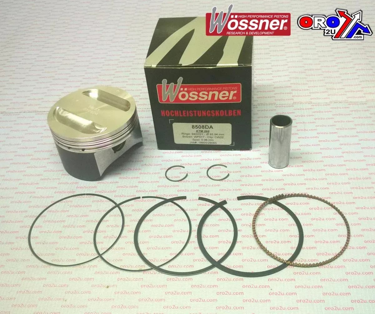 PISTON KIT KTM560 EXC 95.00, FORGED WOSSNER KIT 8508D100