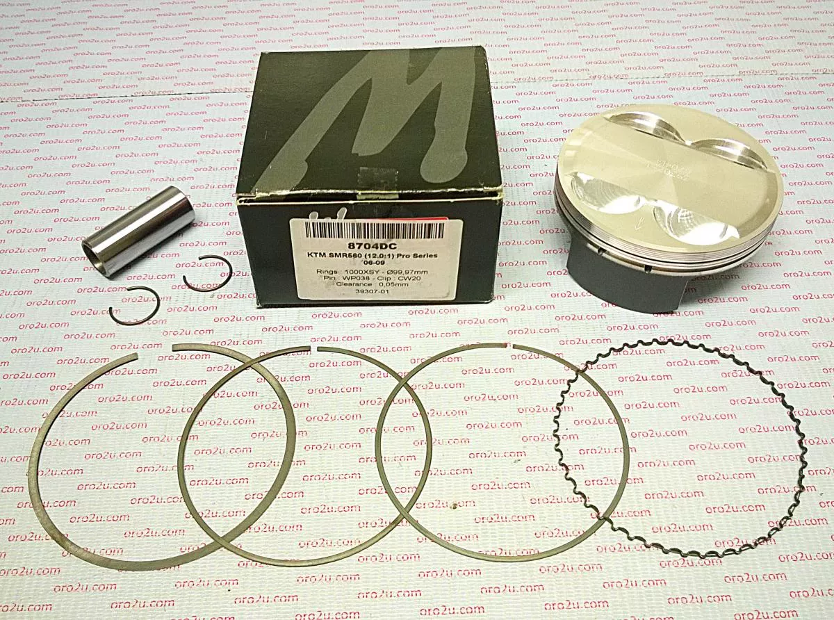 PISTON KIT SMR560 KTM HC.100, FORGED WOSSNER 8704DA 59030107000