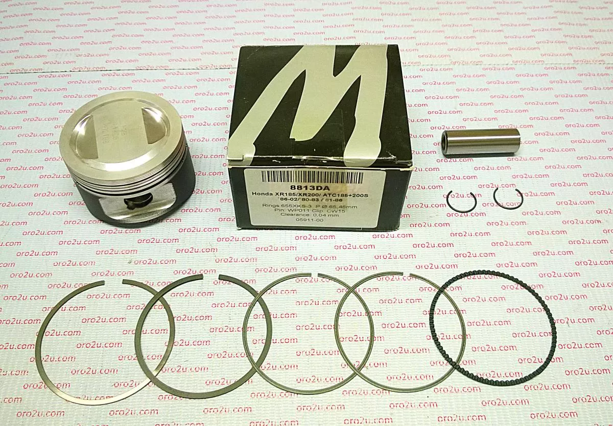PISTON KIT XR200 ATC200 80-02, WOSSNER 8813D050 66.00