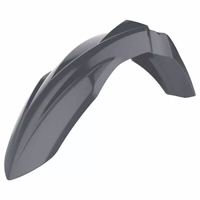 Polisport Plastics Front Fender Nardo Grey 8574500005 fits 2019-2024 Kawasaki KX250, KX450 / 2018 Kawasaki KX250F / 2021-2024 Kawasaki KX250X, KX450X / 2016, 2018 Kawasaki KX450F / 2017 Kawasaki KX250F KX252AHF, KX450F KX450HHF