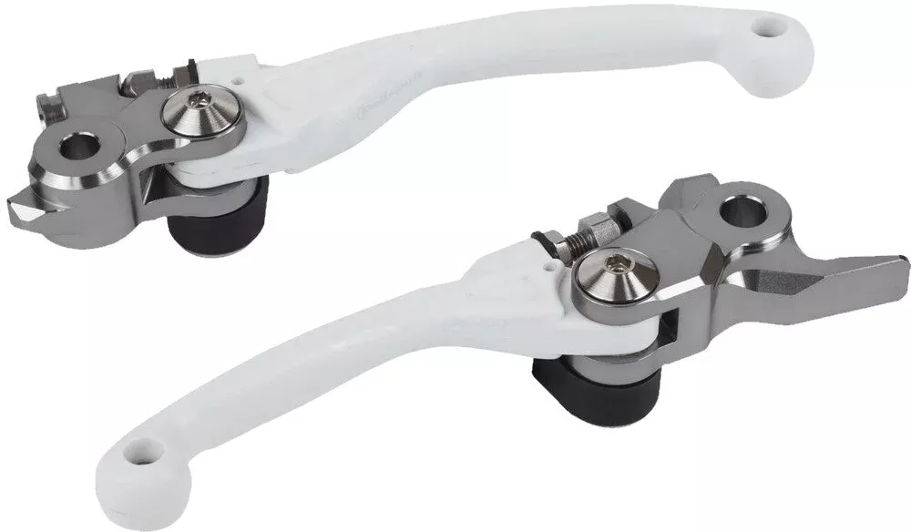 Polisport Plastics PIVOT LEVERS WHITE 8487200047 fits 2019 Husqvarna FE450, TX300 / 2019-2021 Husqvarna FX450, TE250I / 2020-2023 Husqvarna TX300I / 2021-2022 Husqvarna TX300I Rockstar Edition / 2023 Husqvarna TX300 Heritage