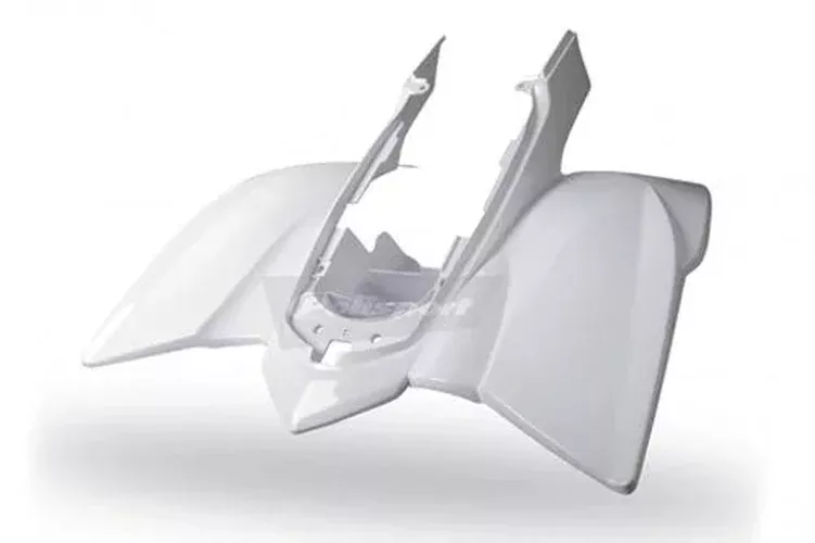 Polisport Plastics Rear Fender - White 8564100001 fits Yamaha YFZ450