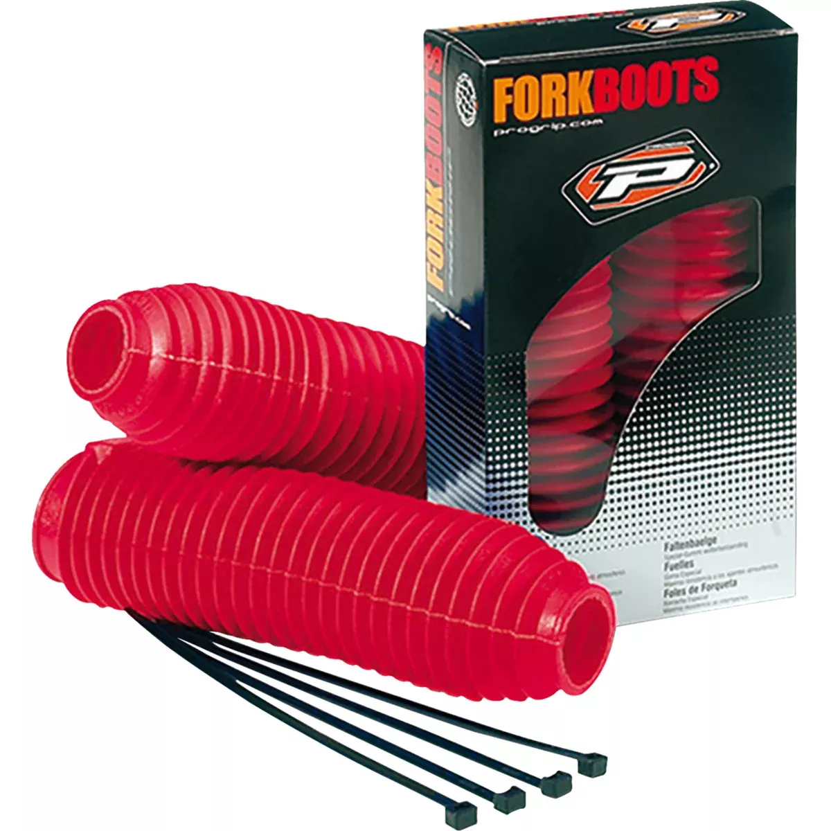 PRO GRIP 0406-0085 PA251045GORO Fork Boots 42/45 mm - red