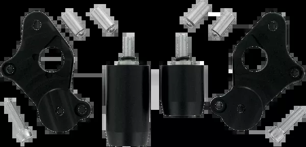 PSR Frame Sliders - Black - Suzuki - GS '06-'07