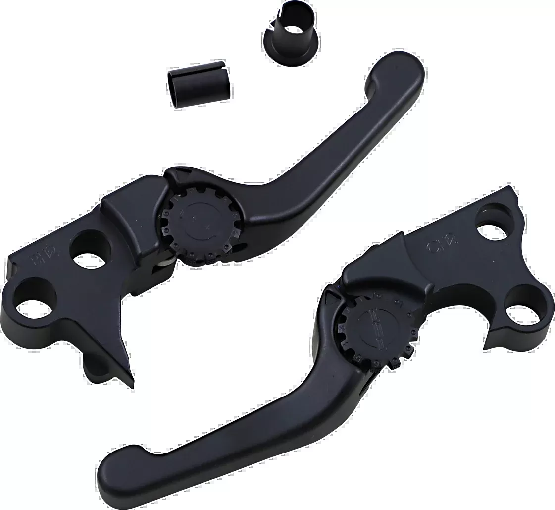 PSR Shorty Anthem Adjustable Black Hand Levers 1996-2017 Harley Softail Touring