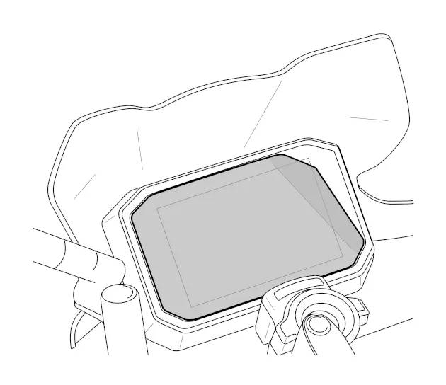 Puig Dashboard Screen Protector Ducati Monster 937 / Streetfighter V2 / SuperSport 950 2020-2025