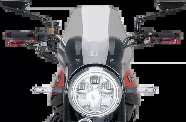 PUIG HI-Tech Parts Naked Windshield - Smoke - Z900rs/SE