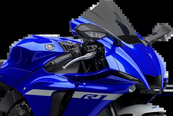 PUIG HI-Tech Parts Race Windscreen - 13-1/4" - Dark Smoke - YZF-R1