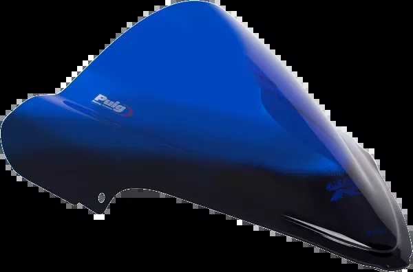 PUIG HI-Tech Parts Race Windscreen - 15-3/8" - Blue - Hayabusa