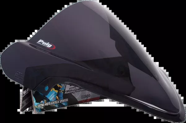PUIG HI-Tech Parts Race Windscreen – 15-3/8″ – Dark Smoke – Hayabusa
