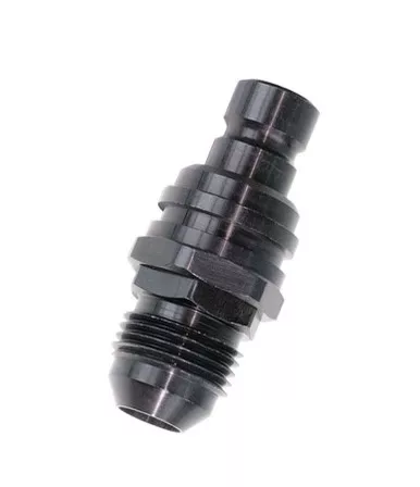 Q/R #8 Male Plug Black 32408