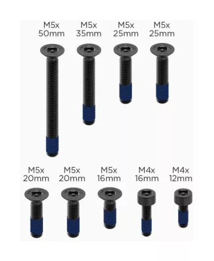 Quad Lock Anti-Theft Screw Kit