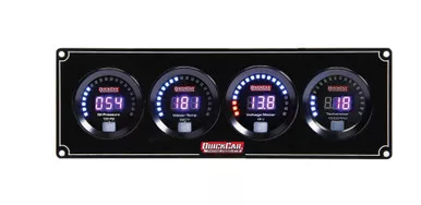 QuickCar Digital 3-1 Gauge Panel Oil Pressure Water Temperature Voltmeter Tachometer 67-3047