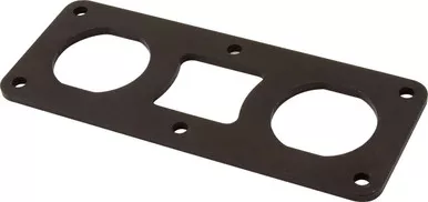 QuickCar Flat Aluminum Remote Charge Post Bracket Black Anodized 57-708