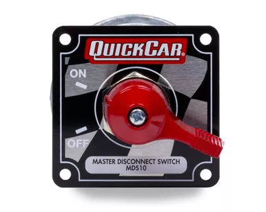 QuickCar Master Disconnect Switch 125 Amp 2-Post with Flag Plate 55-009