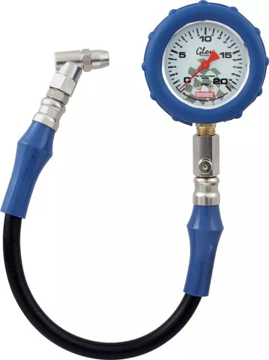 QuickCar Racing Products 0-20 PSI Glow-in-the-Dark Tire Pressure Gauge 56-022