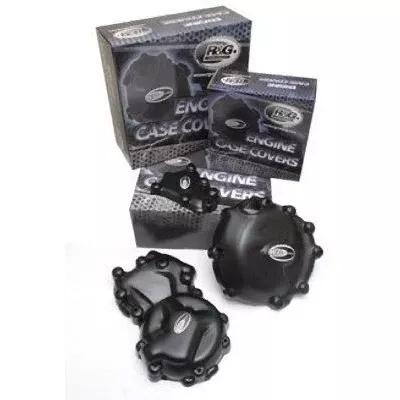 R&G Racing Black 2 Piece Engine Case Cover Kit For 2012-2015 Ducati Streetfighter 848
