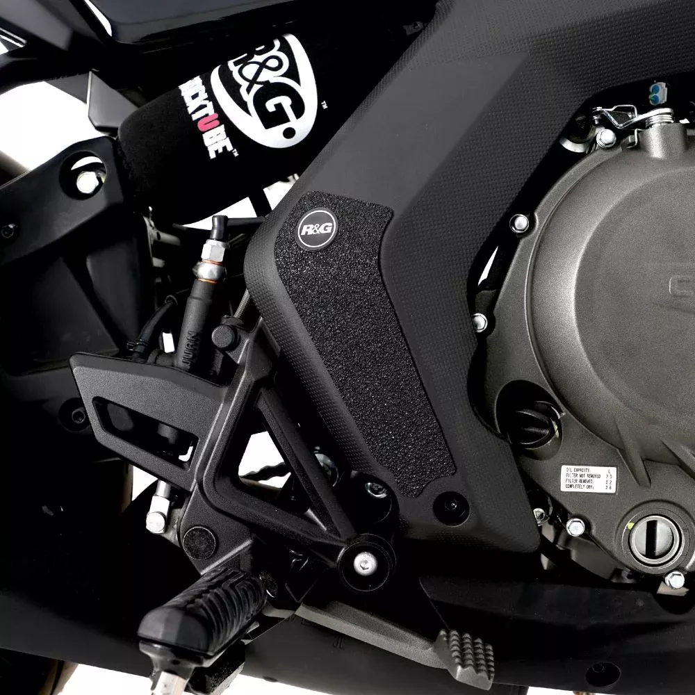 R&G Racing Black Boot Guard Kit For 2019-2024 CF-Moto 650GT EZBG2801BL