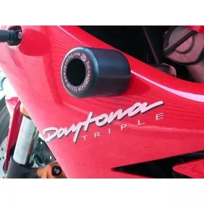 R&G Racing Black Classic Style Crash Protectors For 2006-2012 Triumph Daytona 675